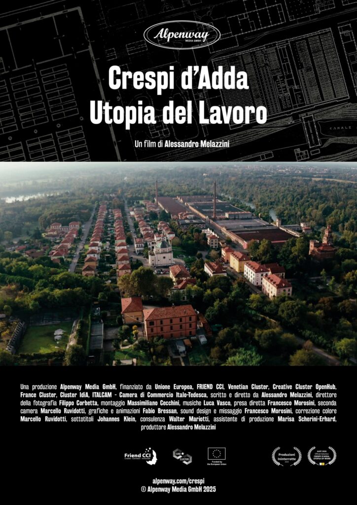 Locandina del film: Crespi d'Adda. Utopia del lavoro
