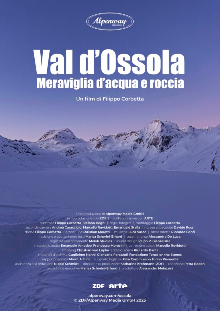 Locandina del film: Val d'Ossola. Meraviglia d'acqua e roccia